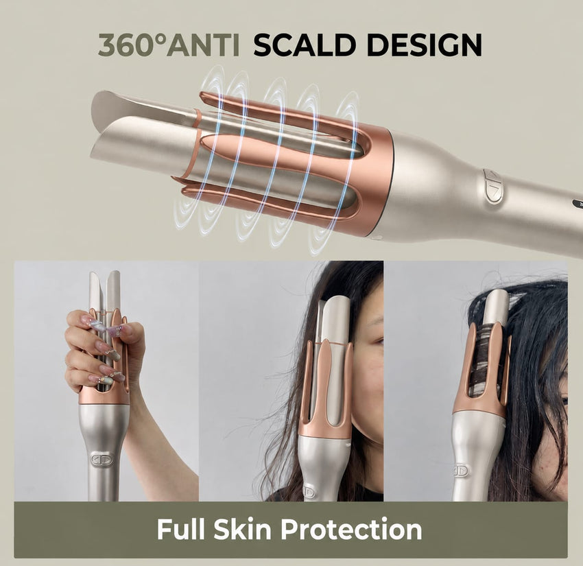 Rotating Electric Curling Iron