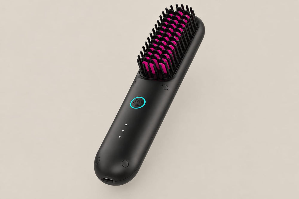 Wireless Hair Straightener Brush