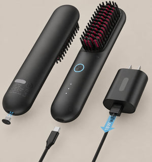 Wireless Hair Straightener Brush